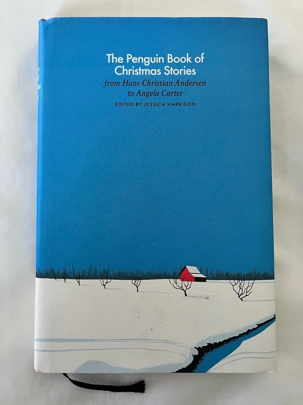 Penguin Christmas Stories NEW Hardcover Gift Edition Minor Flaw Ribbon Marker